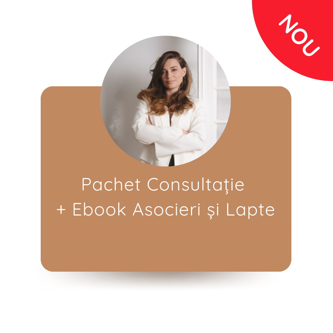 Pachet consultație plus Ebook "Despre Asocieri și Lapte"